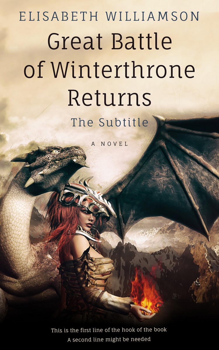 2D view of Premade Fantasy Book Cover - Woodsmoke