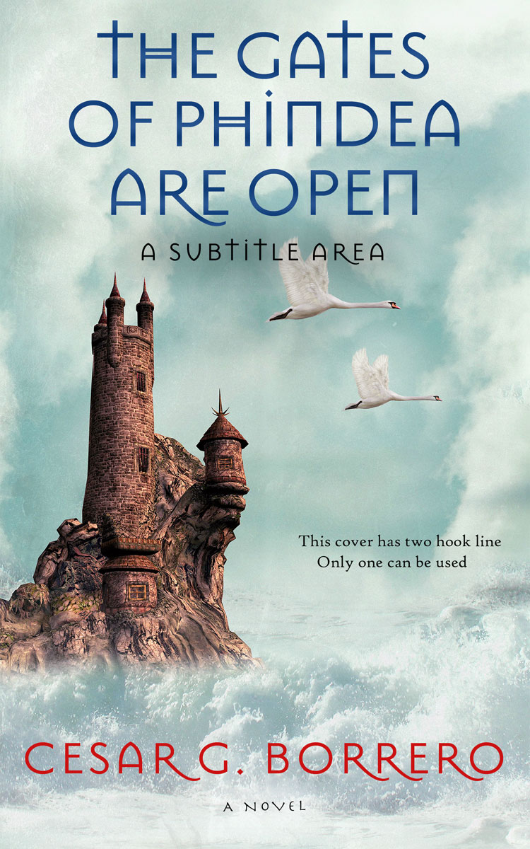 2D view of Premade Fantasy Book Cover - Conch