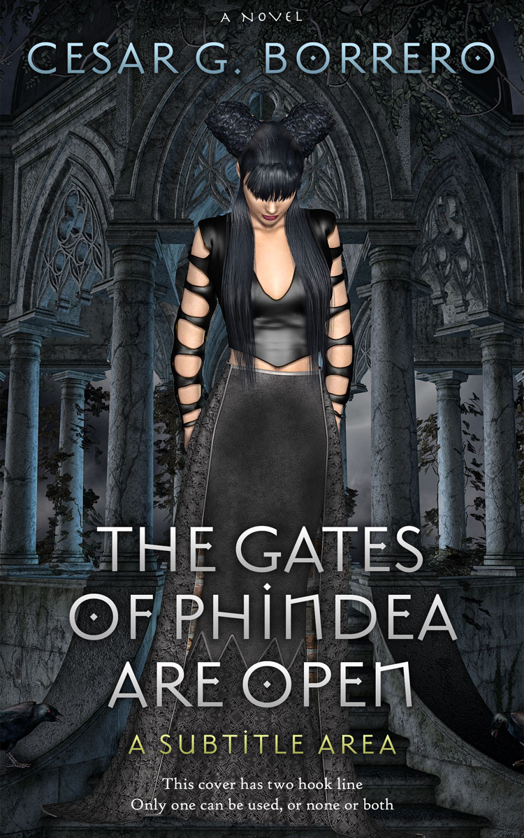 2D view of Premade Fantasy Book Cover - Shark