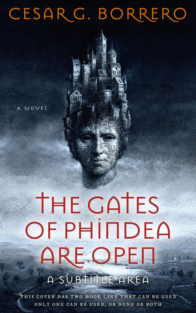 2D view of Premade Fantasy Book Cover - French Gray