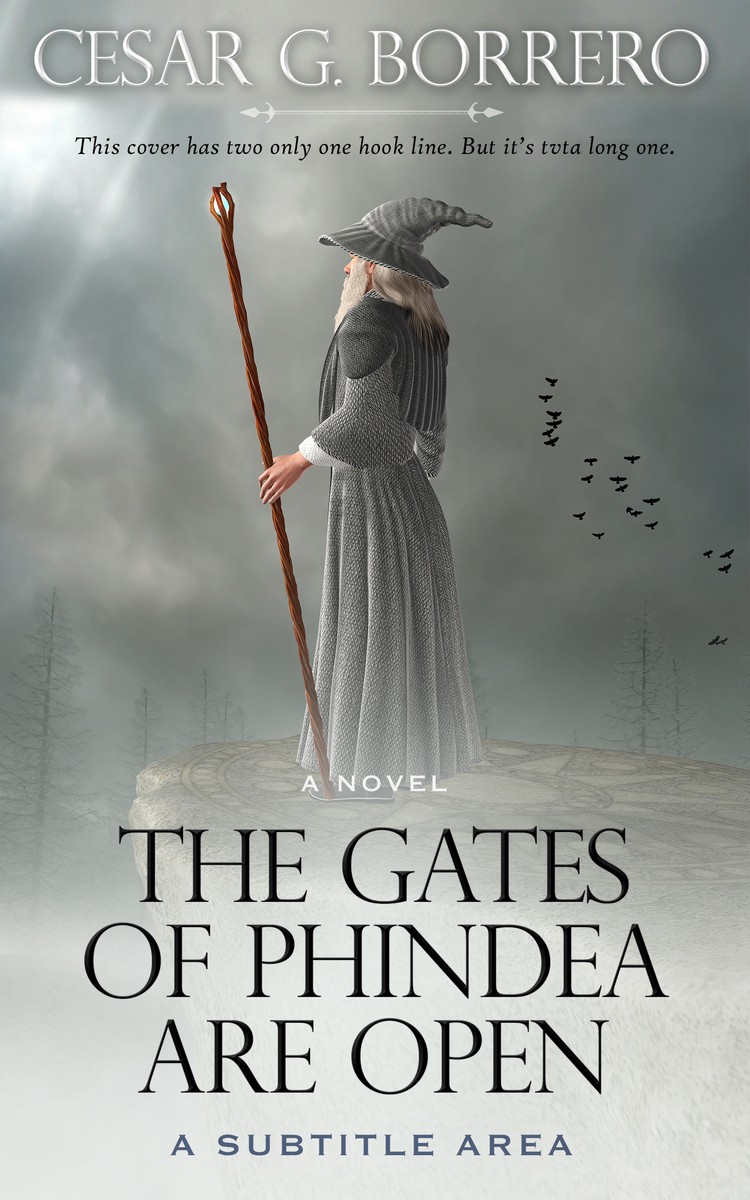 2D view of Premade Fantasy Book Cover - Stack