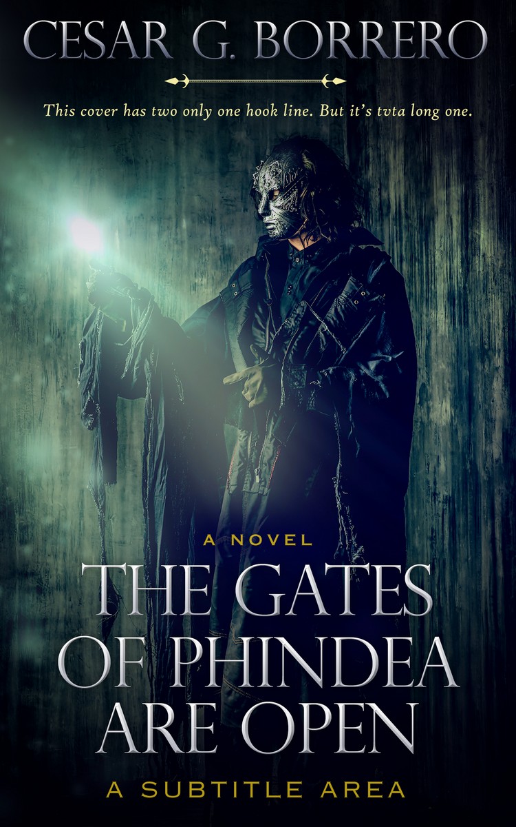 2D view of Premade Fantasy Book Cover - Ebony