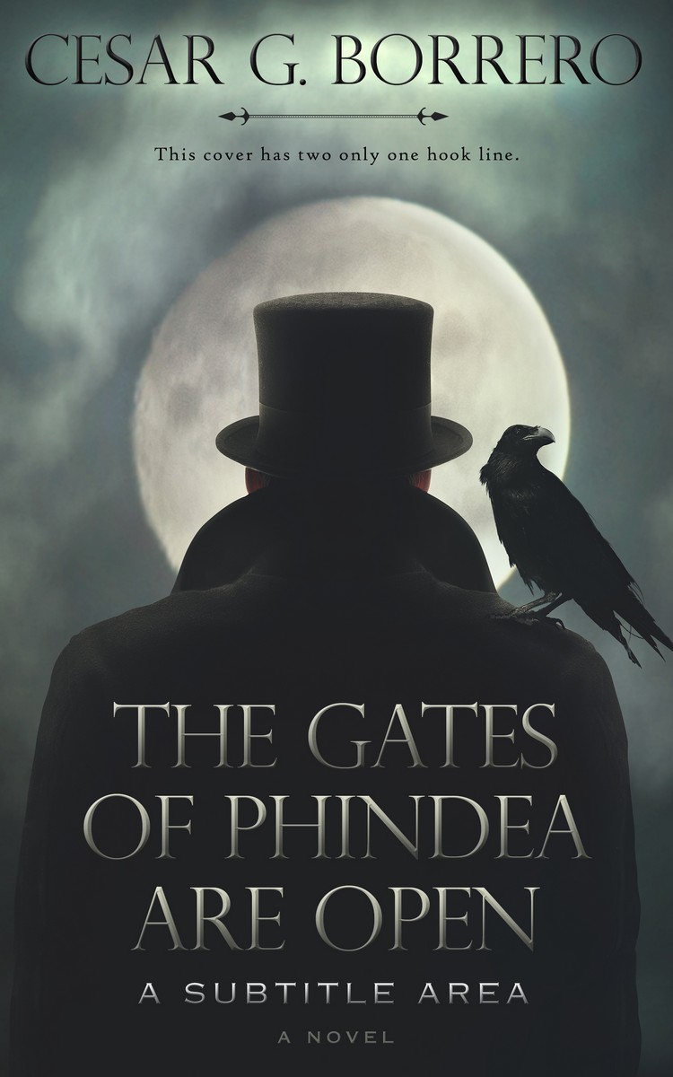 2D view of Premade Mystery & Thriller & Suspense Book Cover - Outer Space