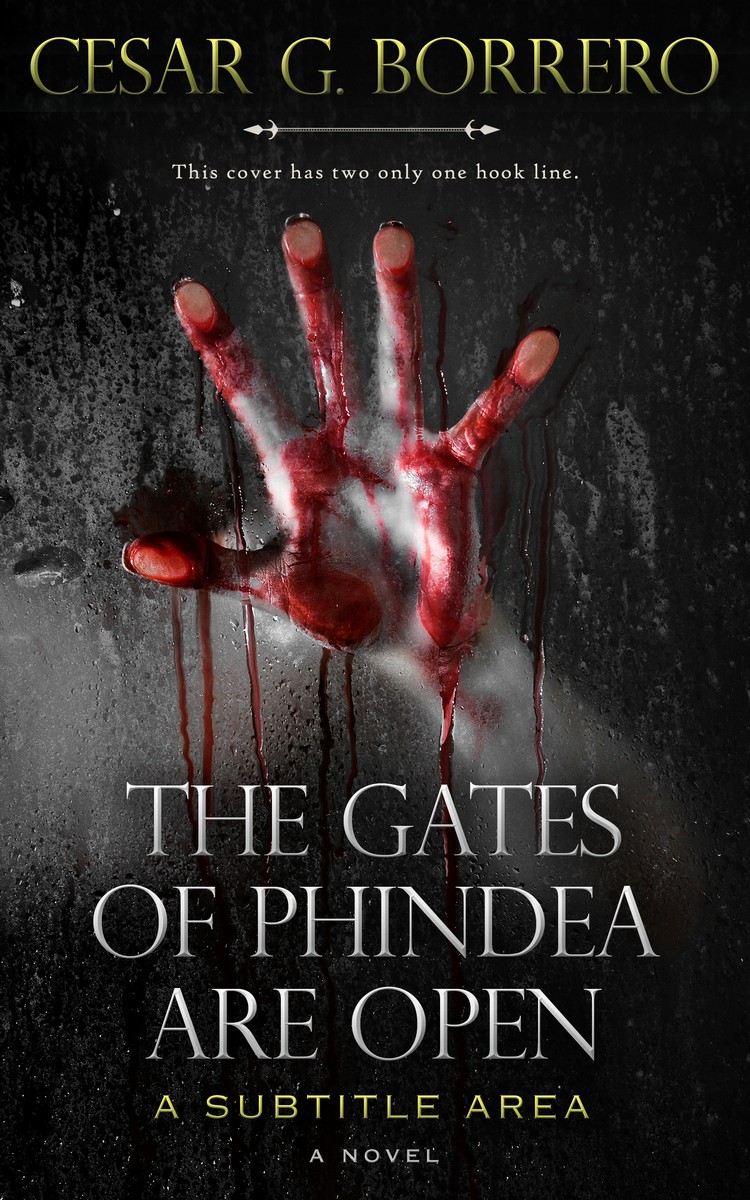 2D view of Premade Mystery & Thriller & Suspense Book Cover - Cod Gray