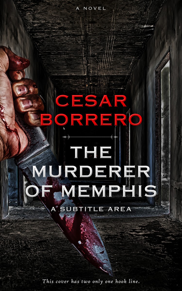 2D view of Premade Mystery & Thriller & Suspense Book Cover - Cod Gray