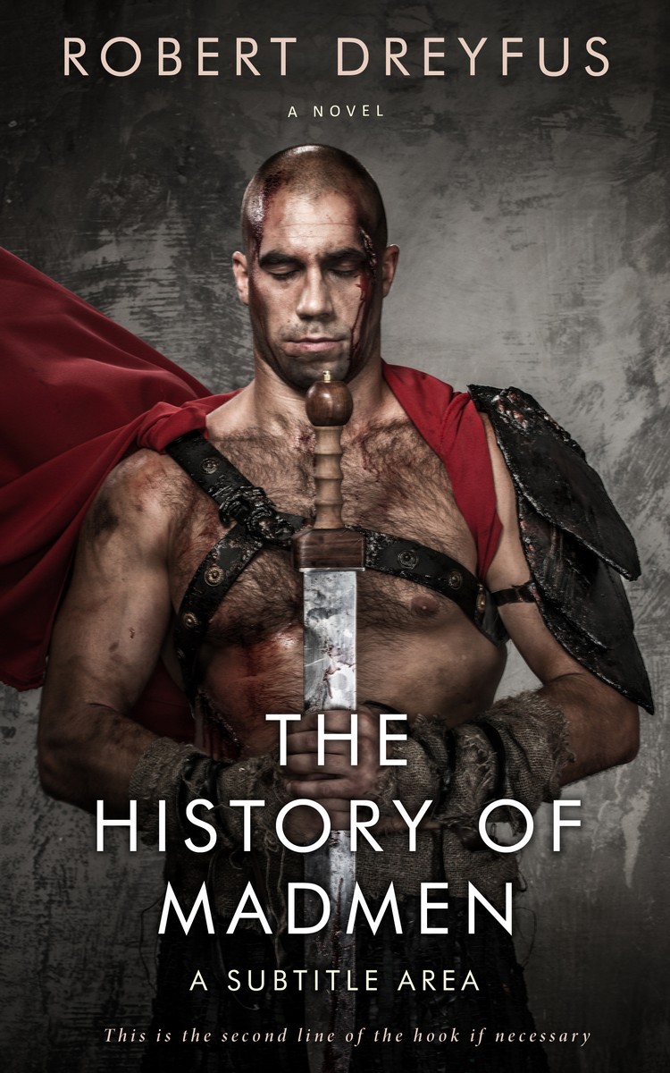 2D view of Premade Historical Book Cover - Cocoa Brown