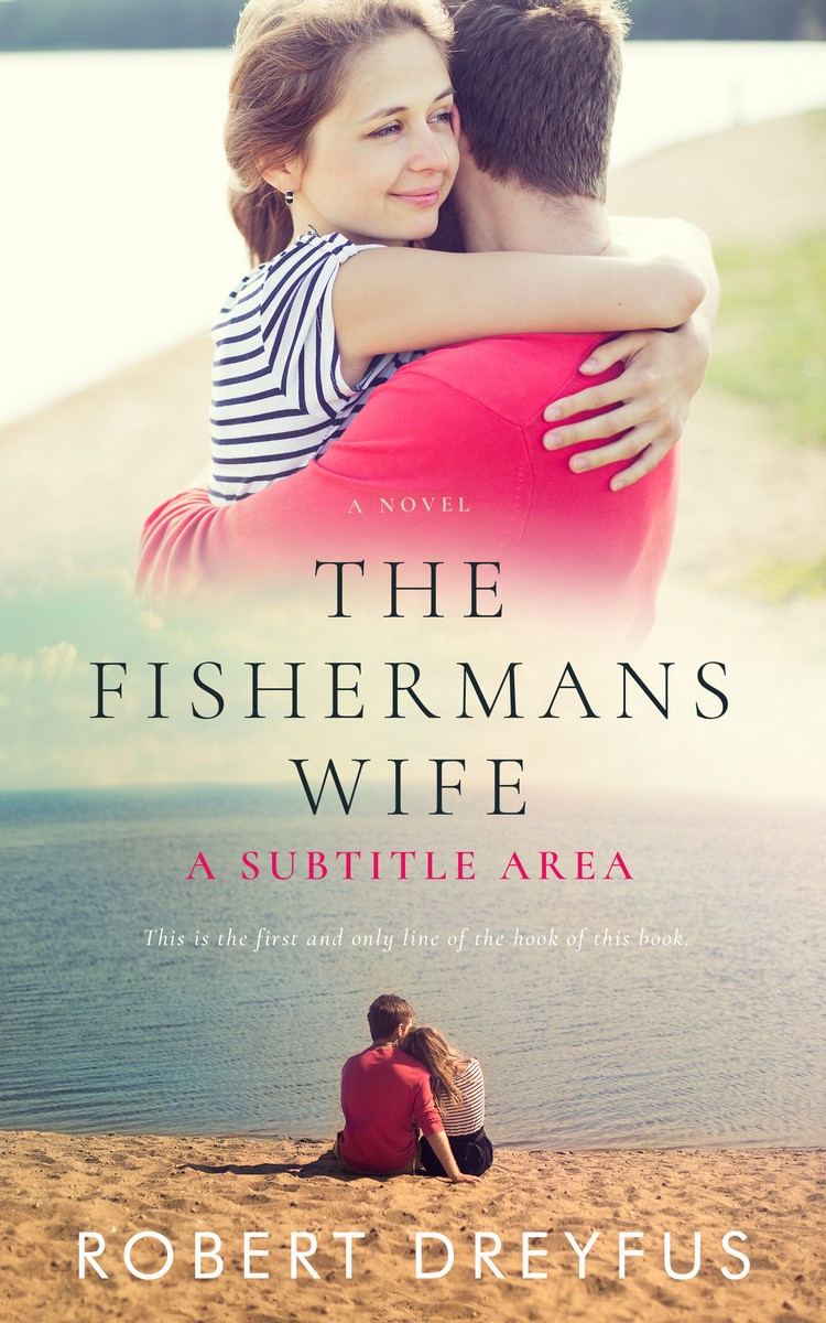 2D view of Premade Romance Book Cover - Soft Amber