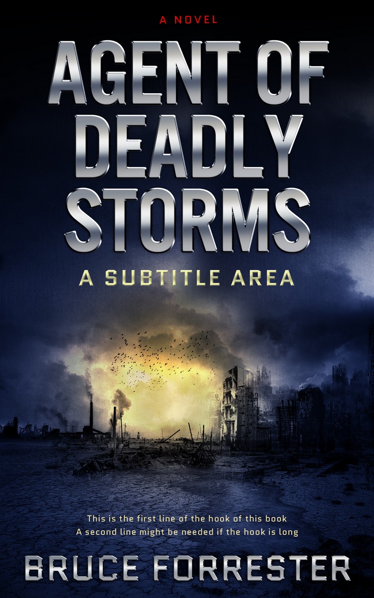 2D view of Premade Apocalyptica Book Cover - Mirage