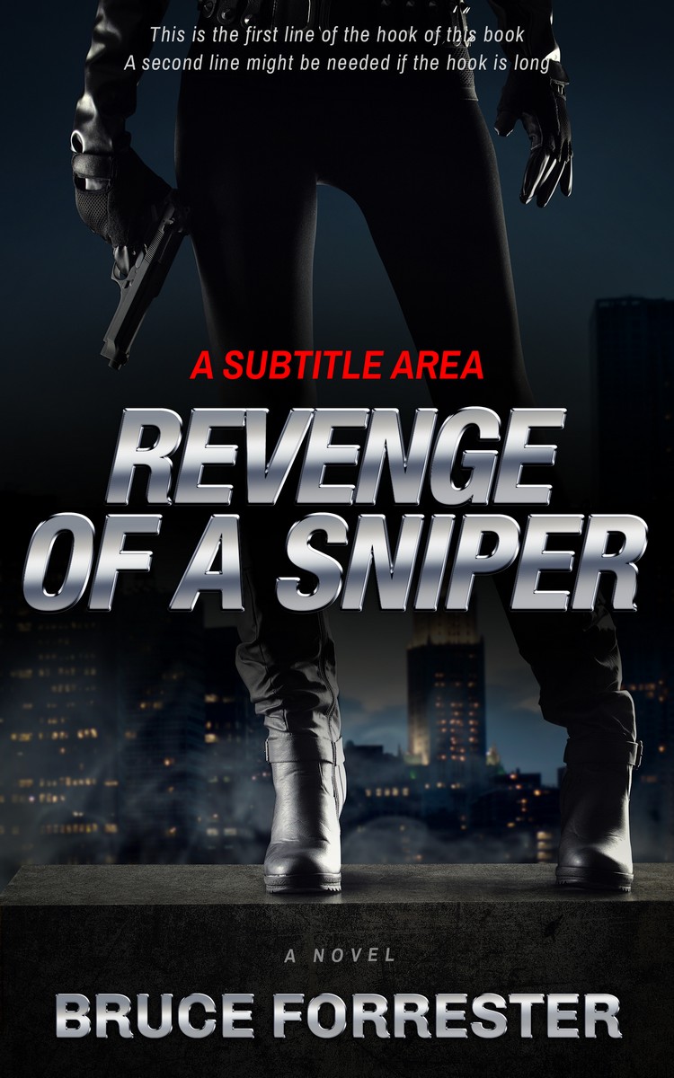 2D view of Premade Mystery & Thriller & Suspense Book Cover - Bunker