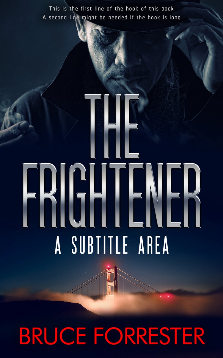 2D view of Premade Mystery & Thriller & Suspense Book Cover - Ebony