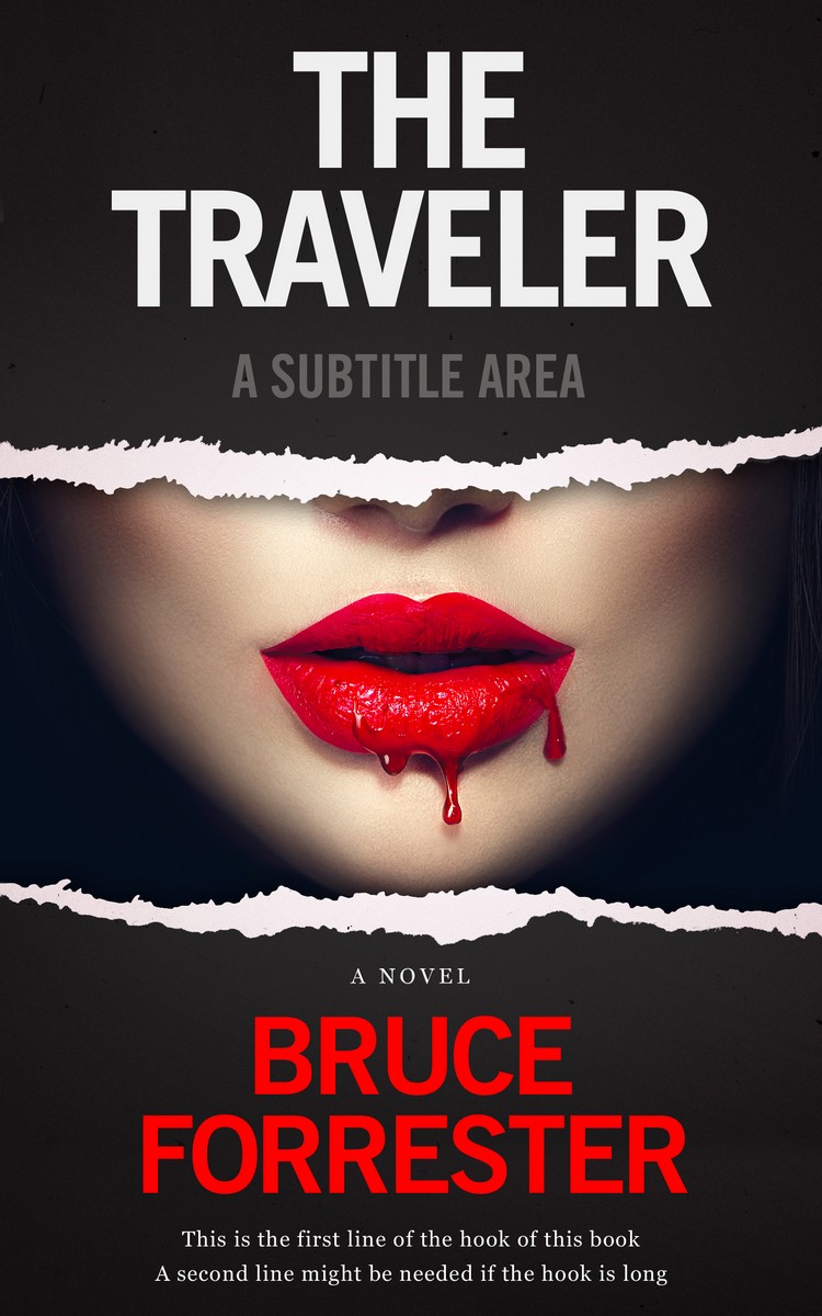 2D view of Premade Mystery & Thriller & Suspense Book Cover - Petite Orchid