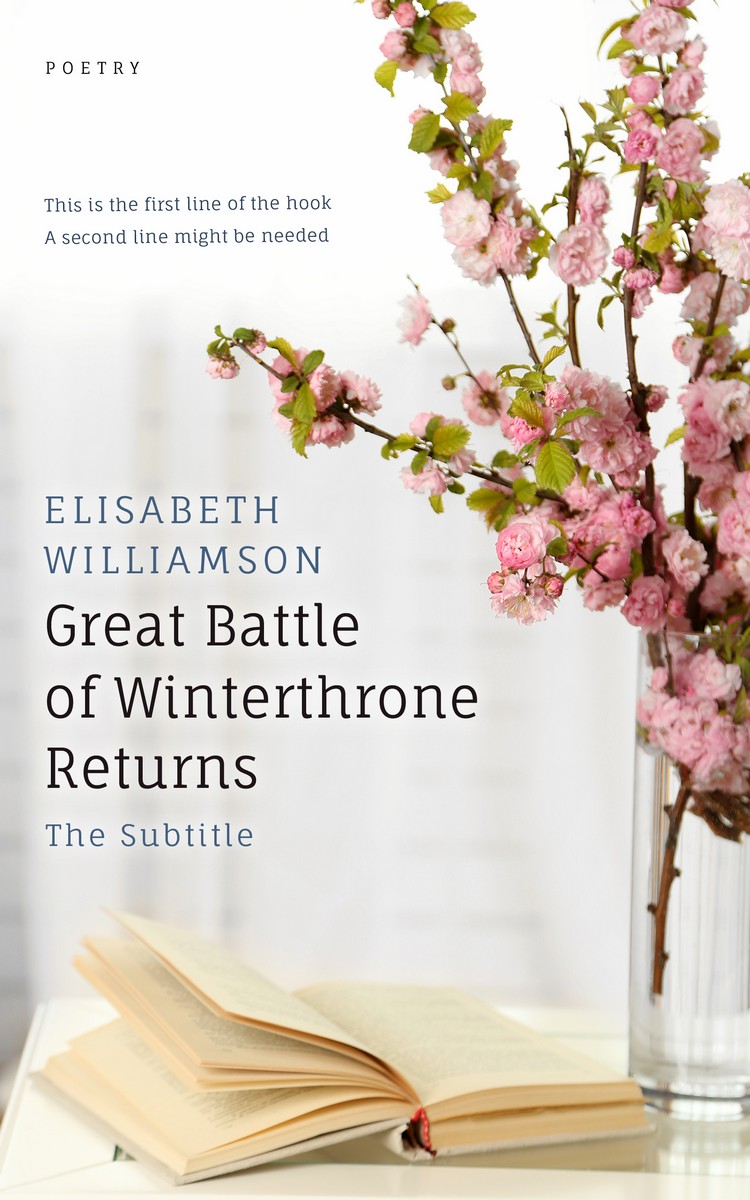 2D view of Premade Poetry Book Cover - Pearl Bush