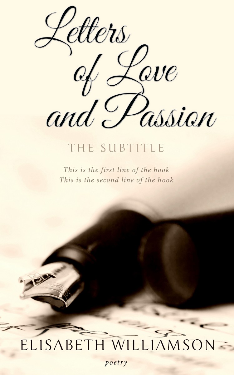 2D view of Premade Poetry Book Cover - Eternity