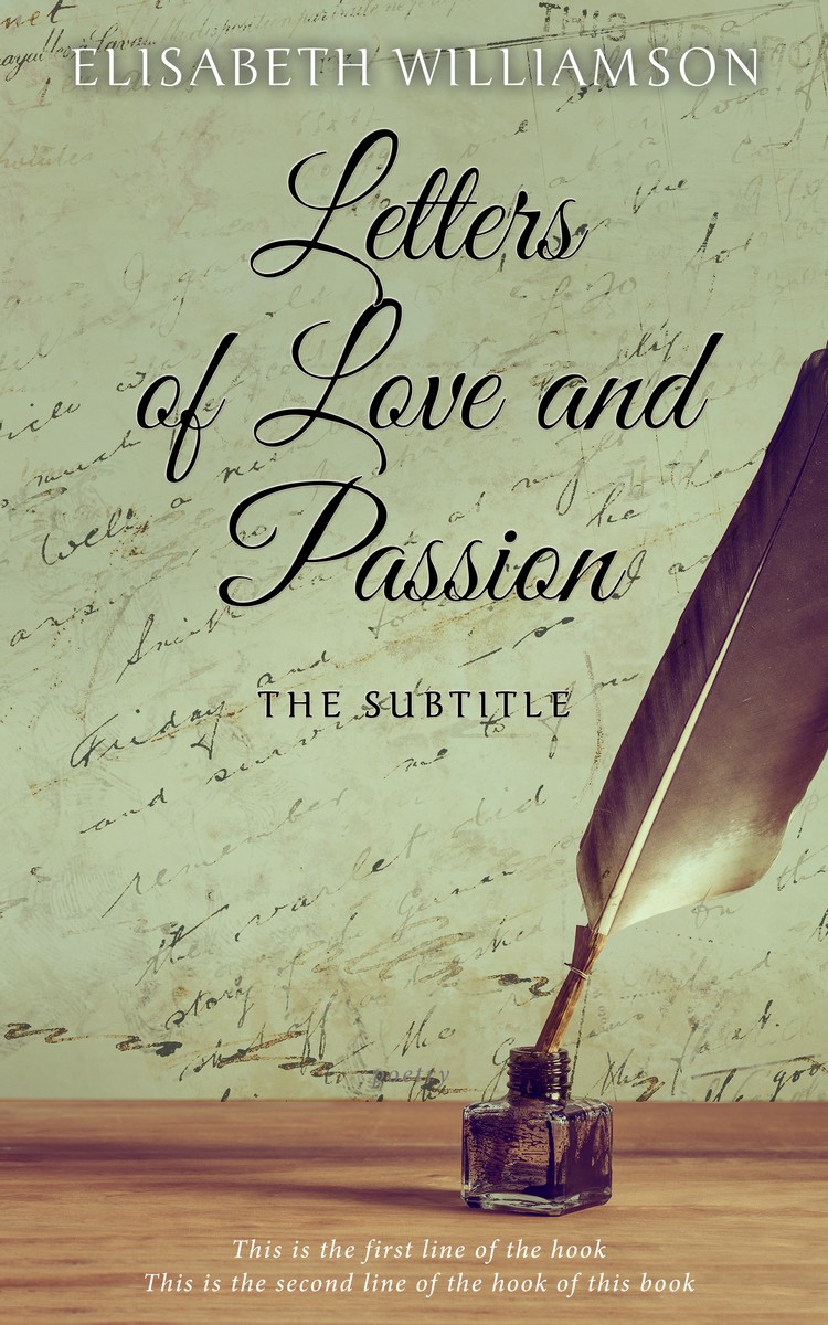 2D view of Premade Poetry Book Cover - Locust