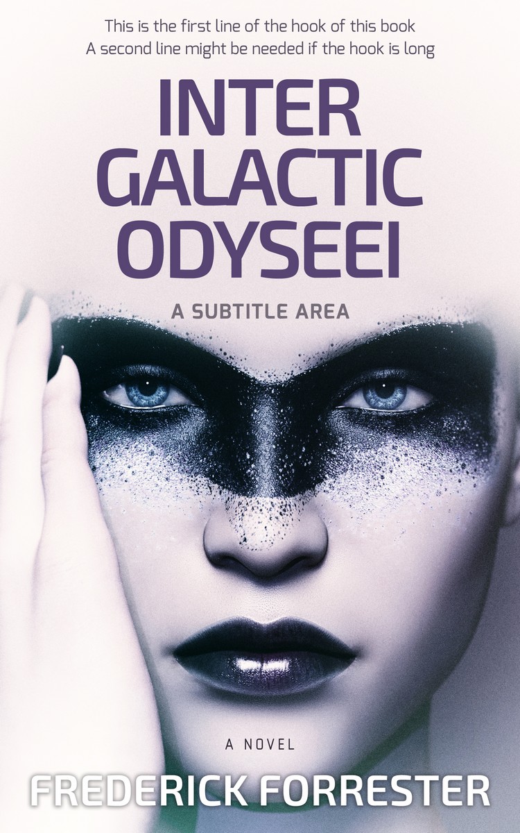 2D view of Premade Science Fiction Book Cover - Lola