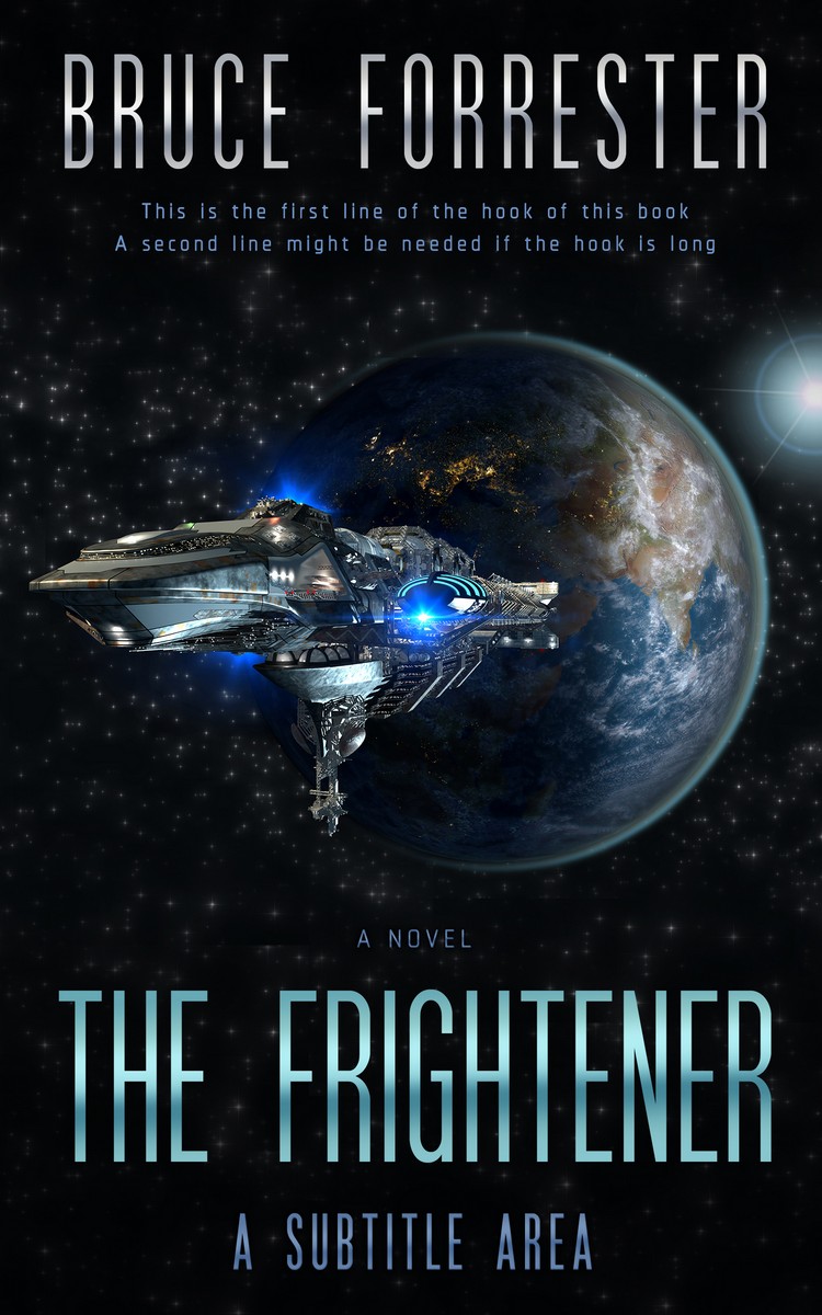 2D view of Premade Science Fiction Book Cover - Bunker