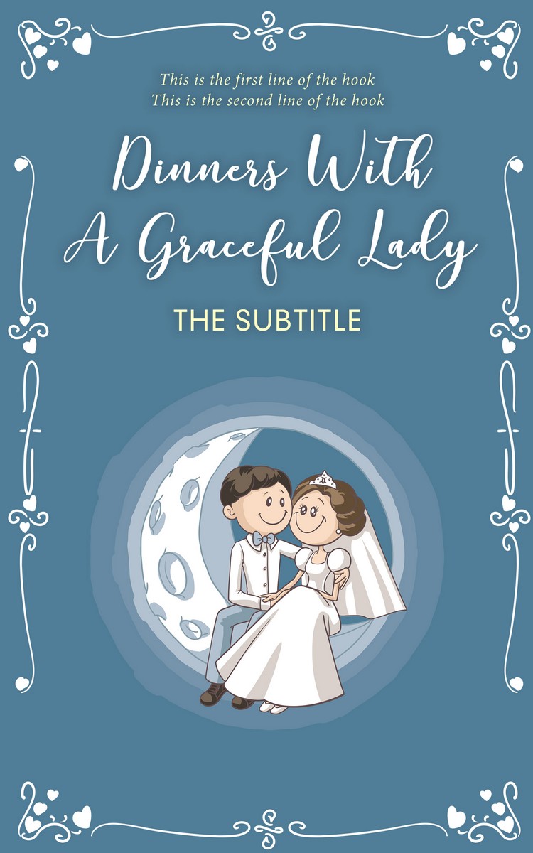 2D view of Premade Romance Book Cover - Horizon