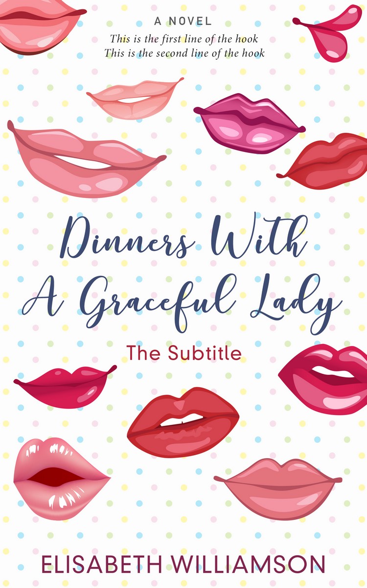 2D view of Premade Romance Book Cover - Chestnut Rose