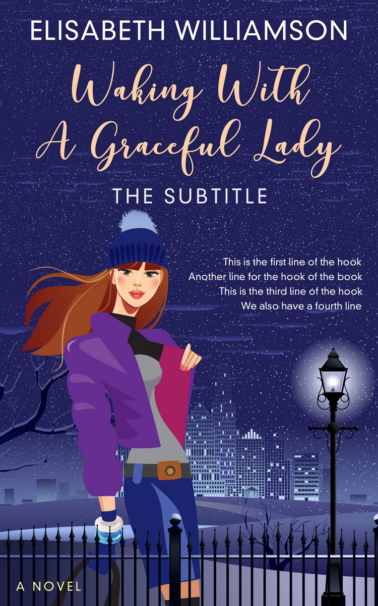 2D view of Premade Chick Lit Book Cover - Jacarta