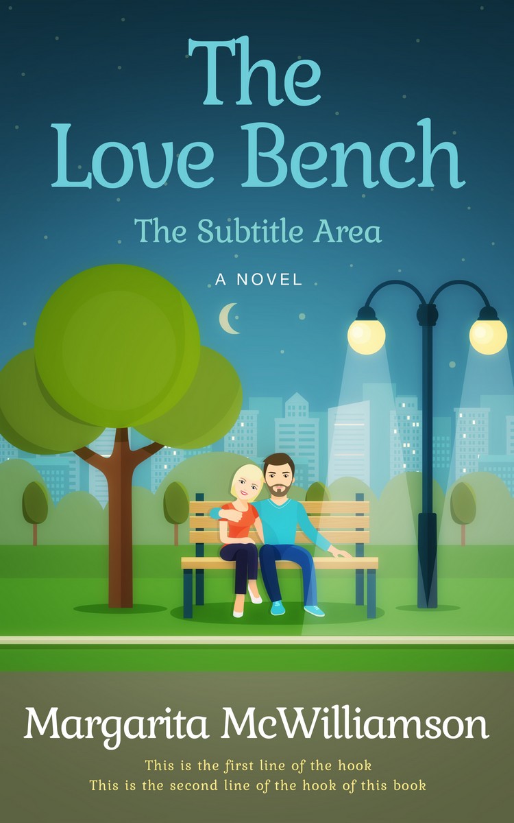 2D view of Premade Romance Book Cover - Killarney