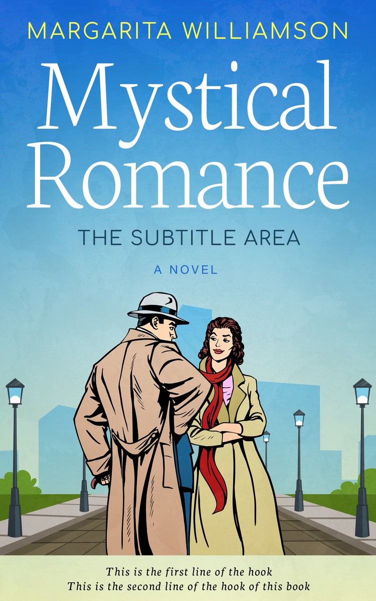 2D view of Premade Romance Book Cover - Half Baked