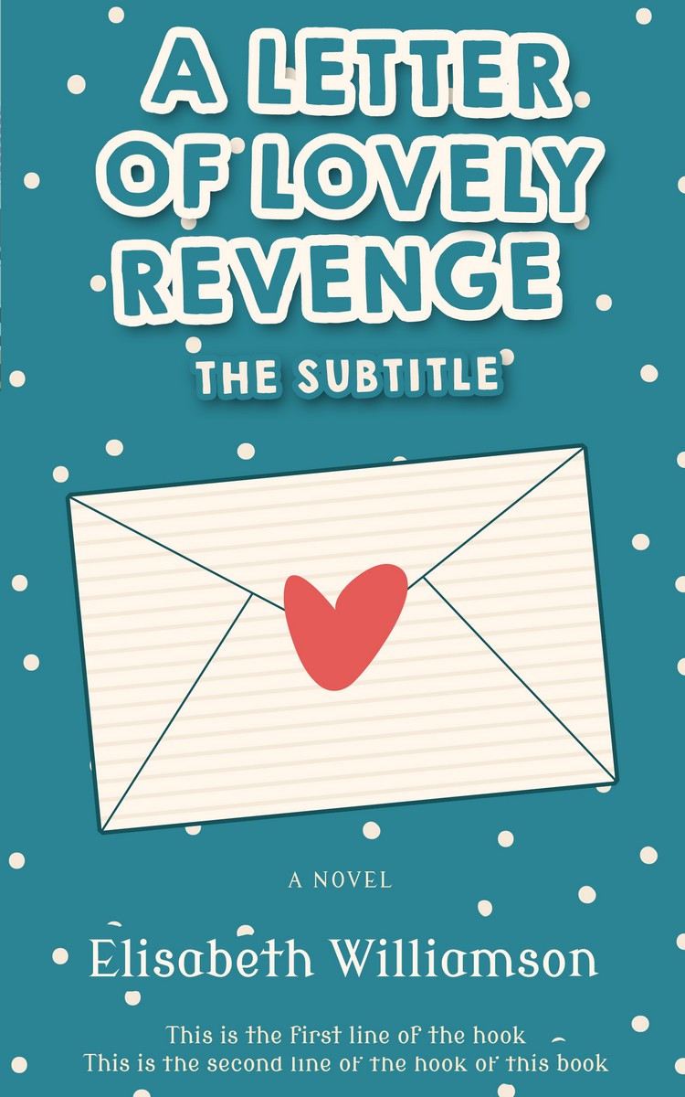 2D view of Premade Romance Book Cover - Linen