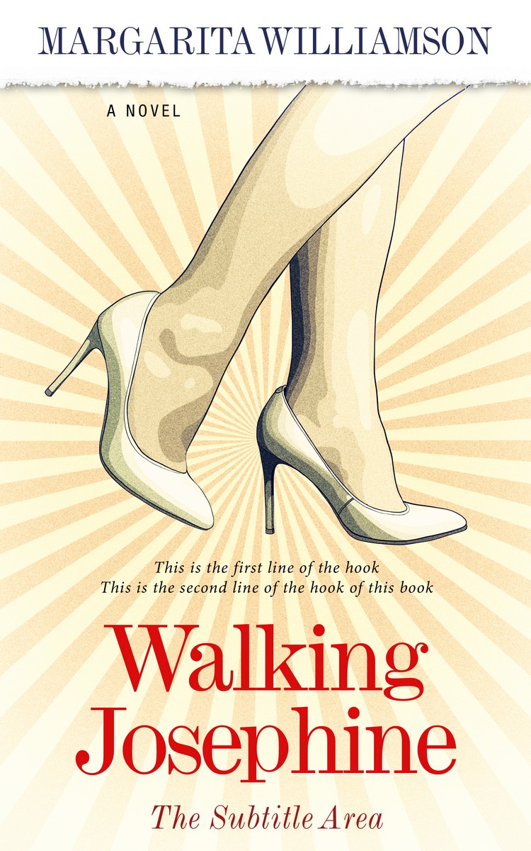 2D view of Premade Romance Book Cover - Champagne