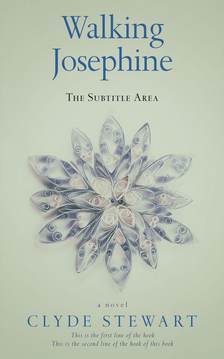 2D view of Premade Poetry Book Cover - Clay Ash