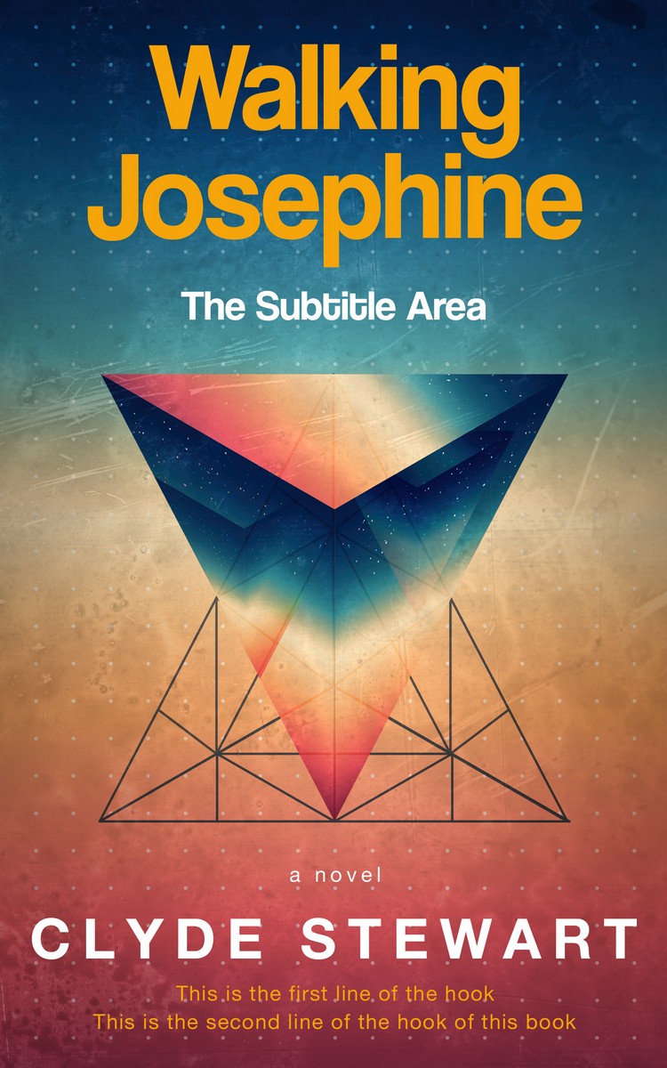 2D view of Premade Abstract Book Cover - Twine