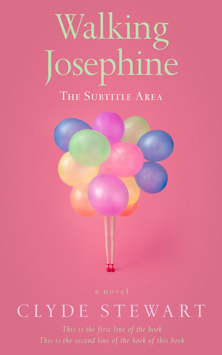 2D view of Premade Abstract Book Cover - Deep Blush