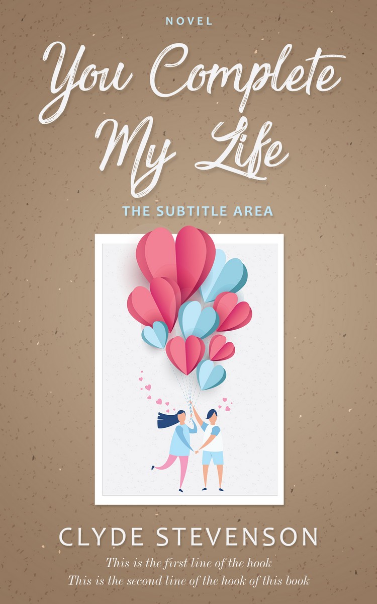 2D view of Premade Romance Book Cover - Sandal