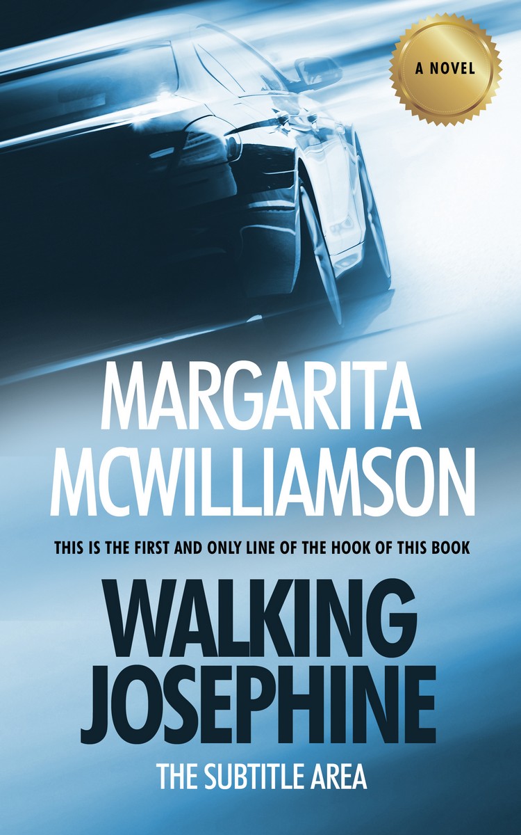 2D view of Premade Action & Adventure Book Cover - Half Baked