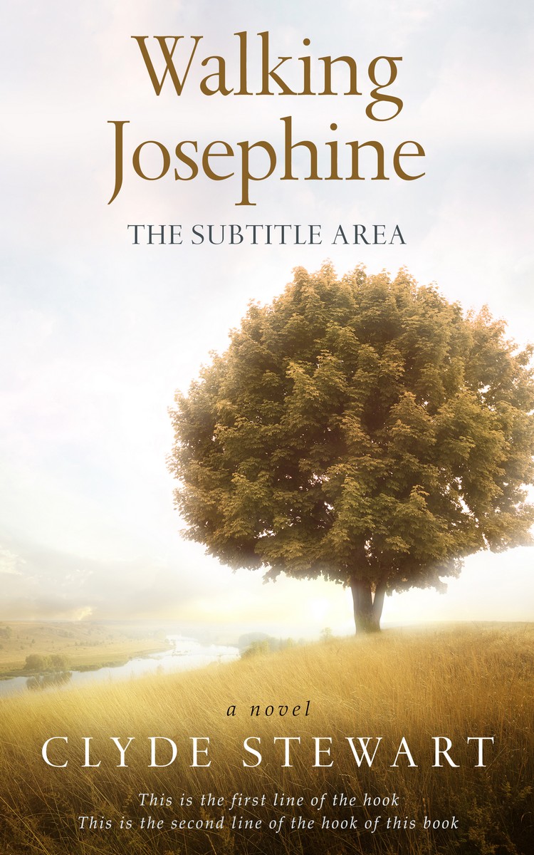 2D view of Premade Nature Book Cover - Metallic Bronze