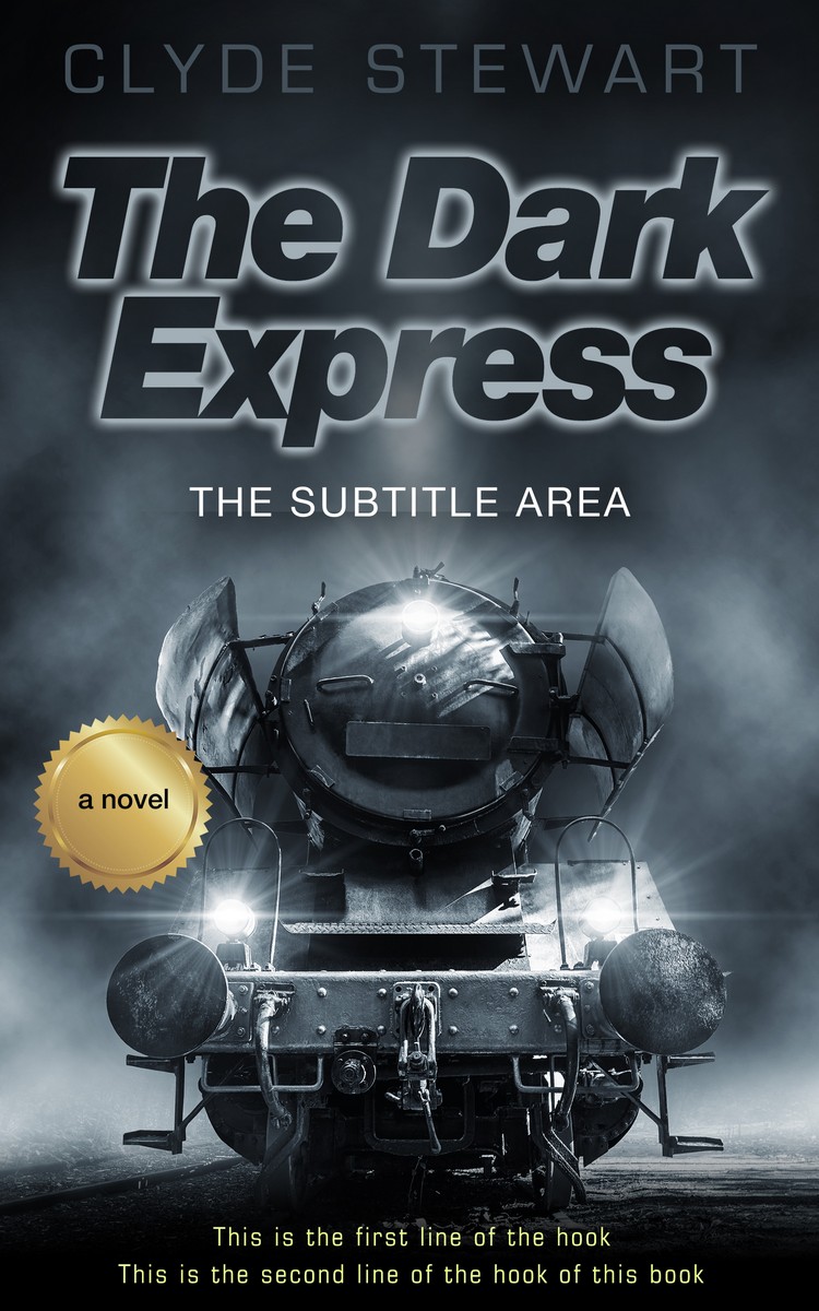 2D view of Premade Mystery & Thriller & Suspense Book Cover - Outer Space