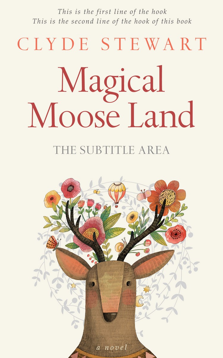 2D view of Premade Nature Book Cover - Linen