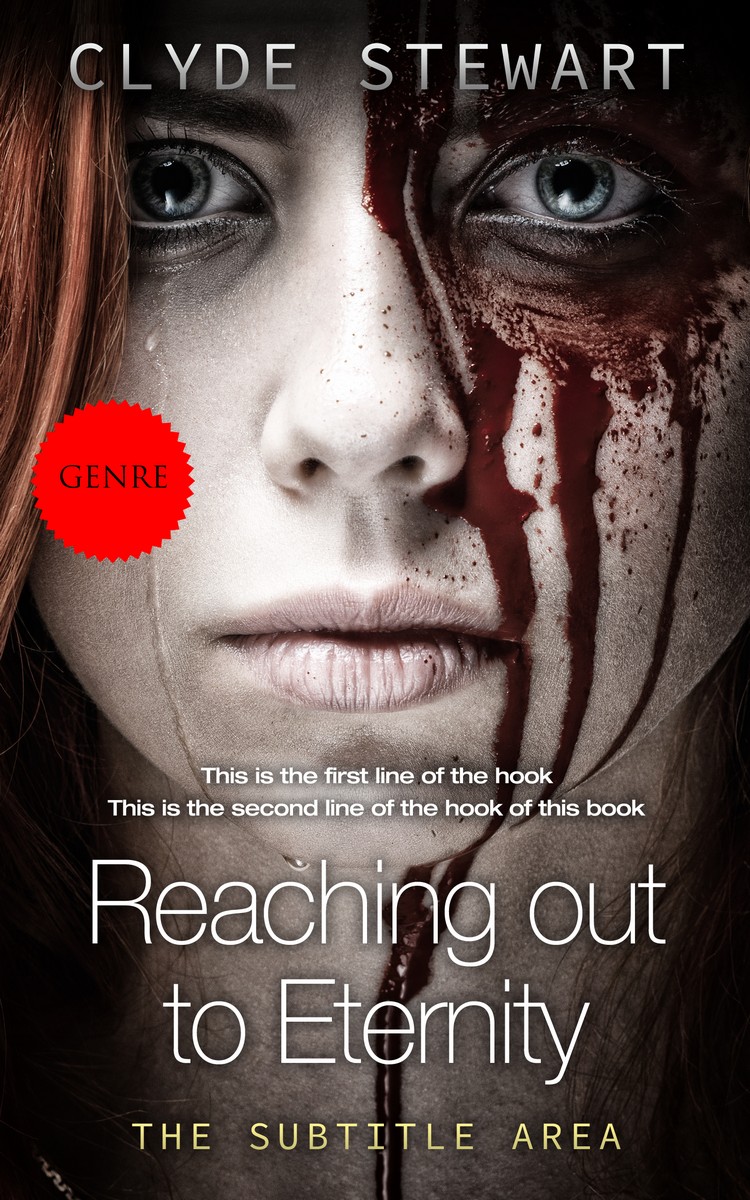 2D view of Premade Horror Book Cover - Cocoa Brown