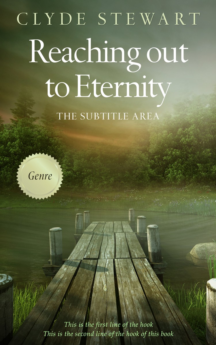 2D view of Premade Fantasy Book Cover - Verdigris