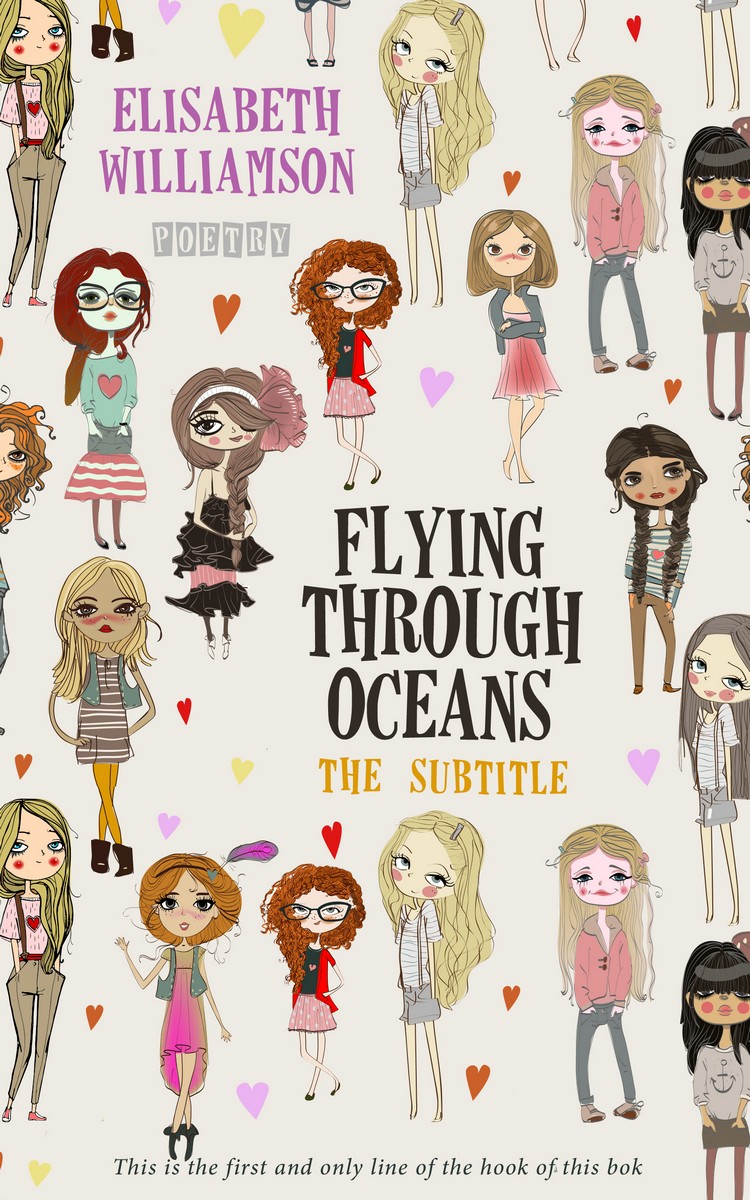 2D view of Premade Teen & Young Adult Book Cover - Satin Linen