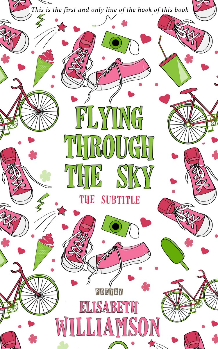 2D view of Premade Teen & Young Adult Book Cover - Cranberry