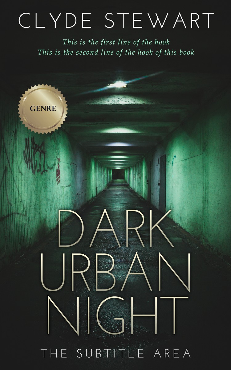 2D view of Premade Mystery & Thriller & Suspense Book Cover - Heavy Metal