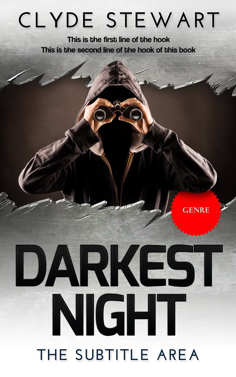 2D view of Premade Mystery & Thriller & Suspense Book Cover - Wafer