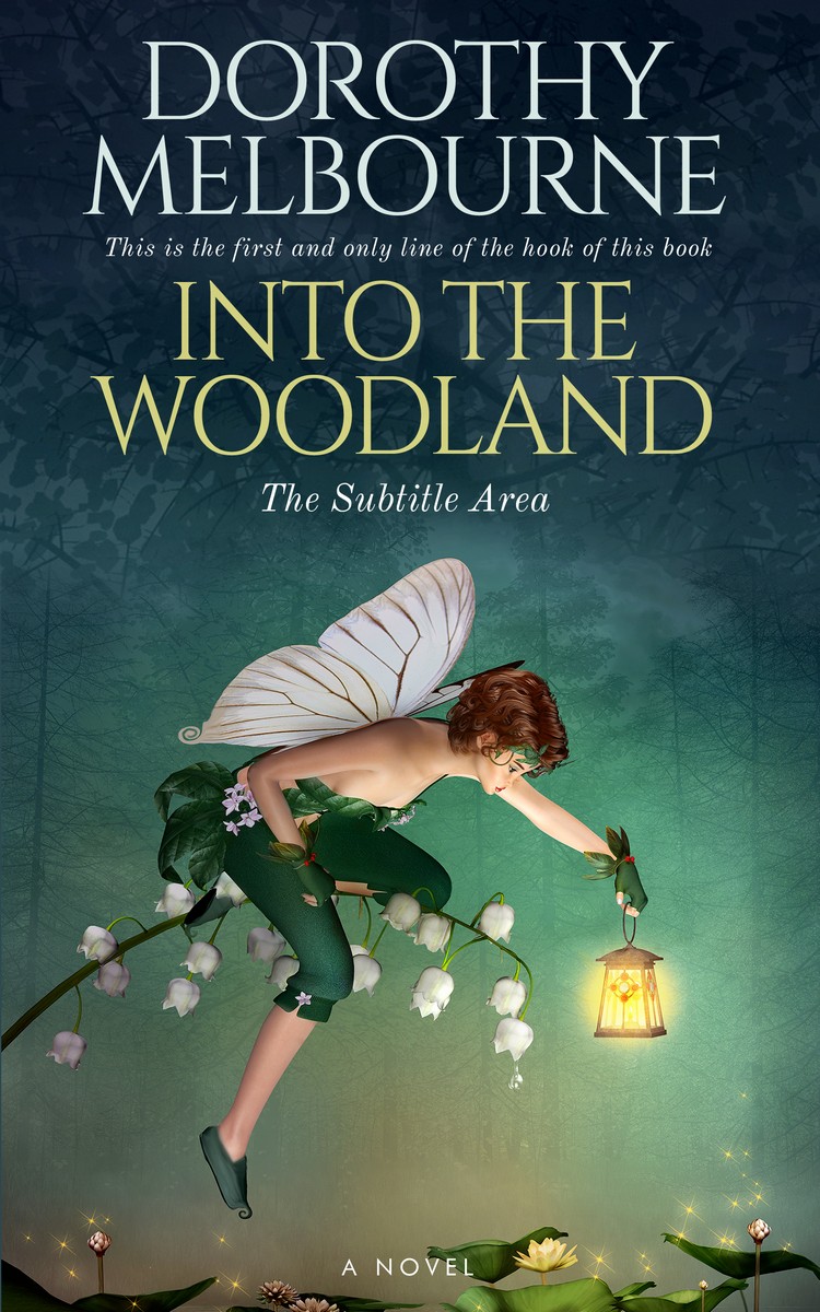 2D view of Premade Fantasy Book Cover - Outer Space