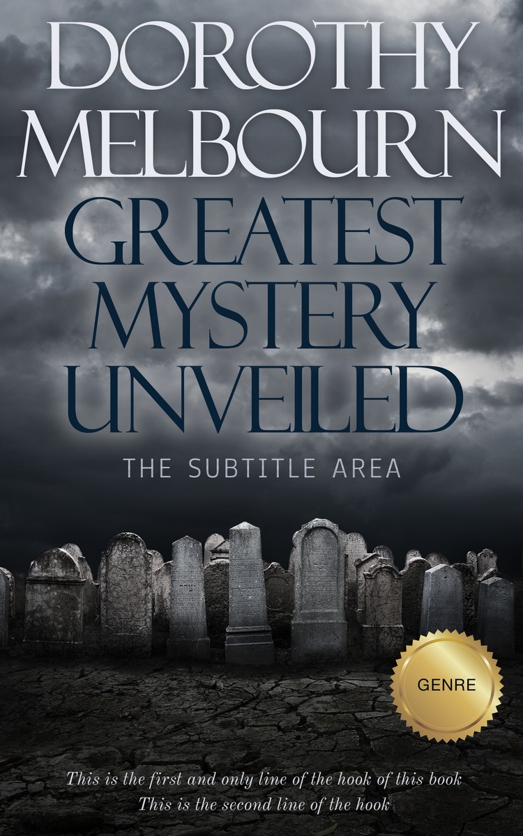 2D view of Premade Horror Book Cover - Mako