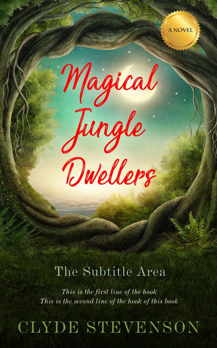 2D view of Premade Fantasy Book Cover - Straw