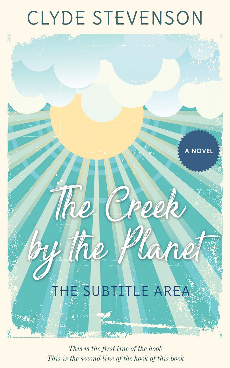 2D view of Premade Poetry Book Cover - Tradewind