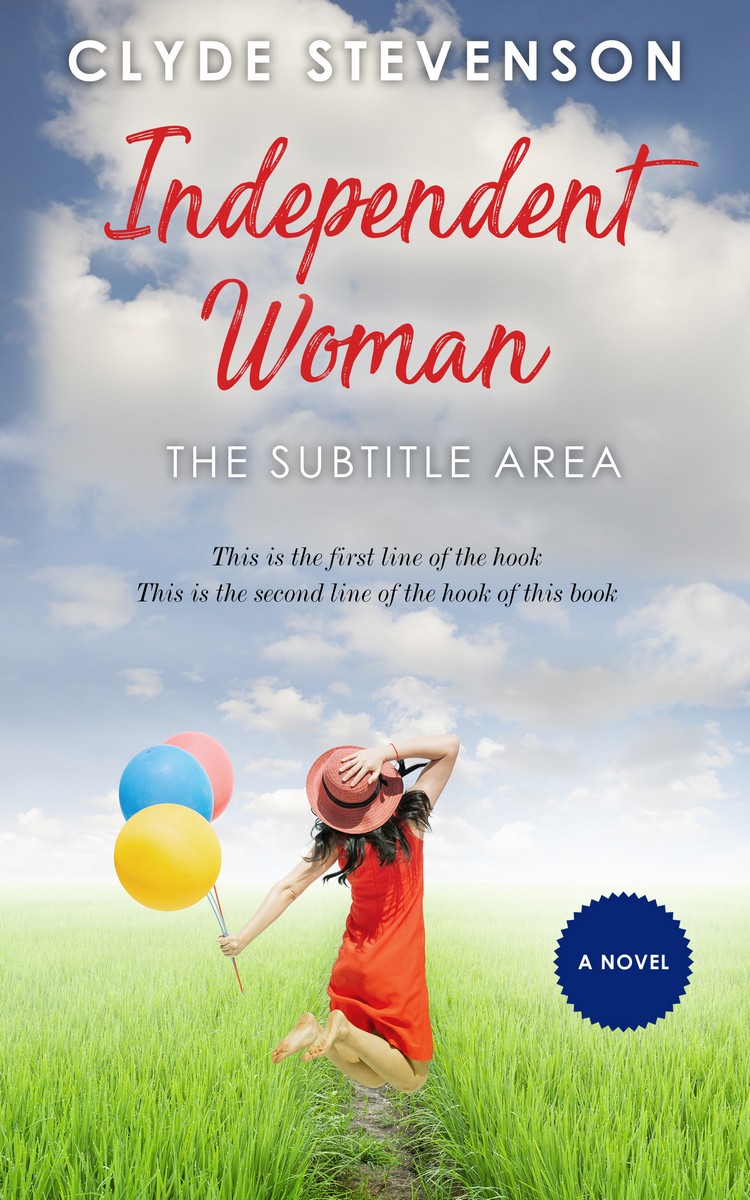 2D view of Premade Self-Improvement & Self-Help Book Cover - Celeste