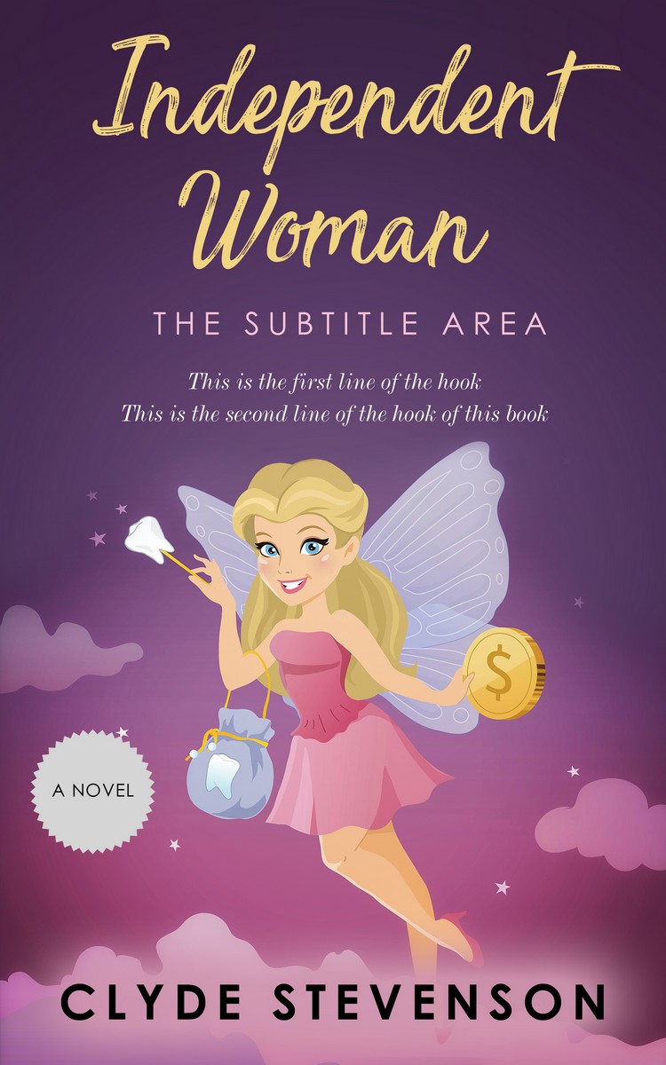 2D view of Premade Chick Lit Book Cover - Voodoo