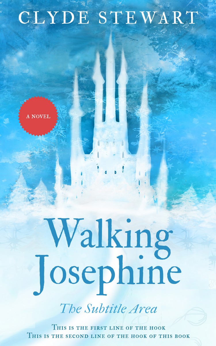 2D view of Premade Fantasy Book Cover - Curious Blue