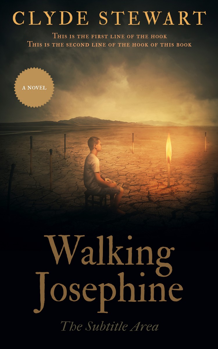 2D view of Premade Surreal Book Cover - Tussock