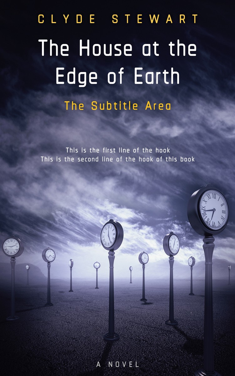 2D view of Premade Fantasy Book Cover - Ebony Clay